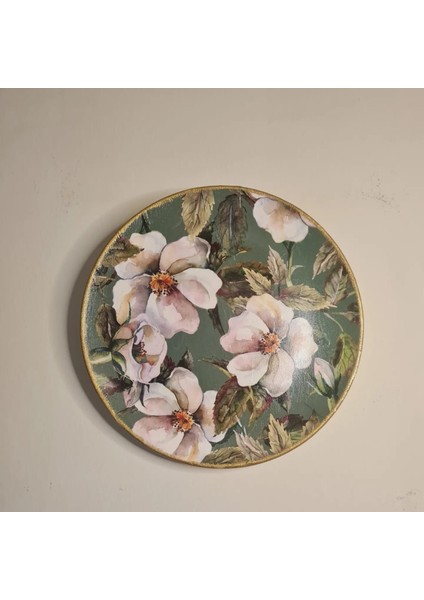 Duvar Dekorasyon Tabağı (Duvara Asılabilir Durumda)(Porselen)
