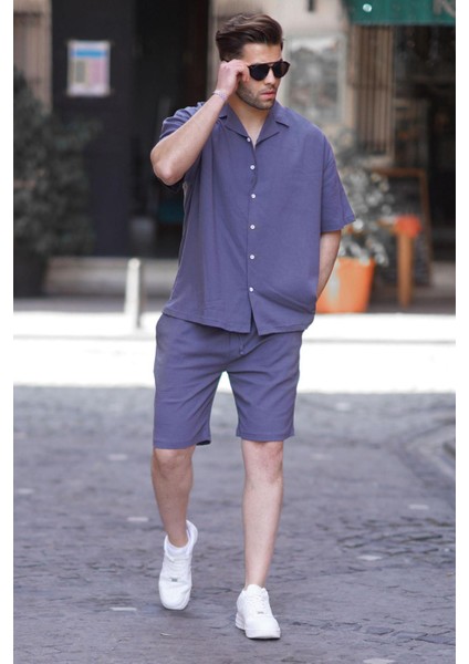 Lacivert Basic Erkek Şort Takımı 6729 fiyatları