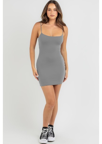 Füme Askılı Mini Basic Kadın Elbise MG1711 fiyatları