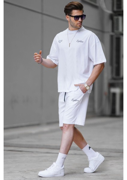 Beyaz Erkek Şort Takımı 5937 fiyatları