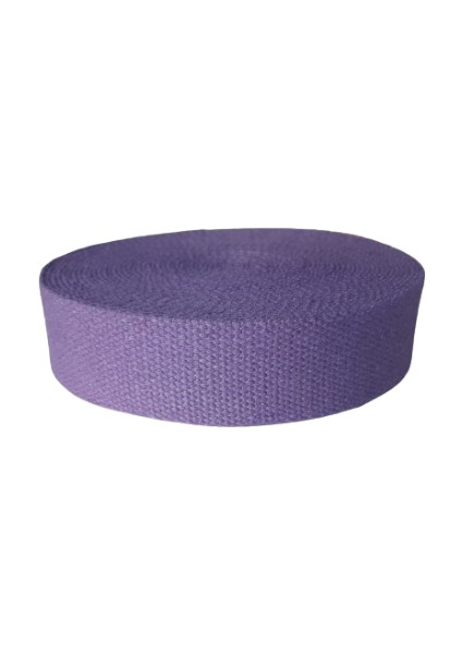 Dar Dokuma Mor 4 cm x 5 mt Pamuklu Kolon Kayış