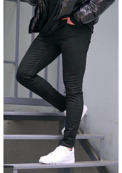 Siyah Slim Fit Erkek Jean 6865 indirimleri
