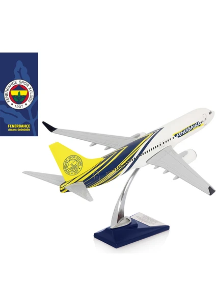 Boeing 737-800 1/100 Ölçek Fenerbahçe Lisanslı Tasarım Maket Uçak