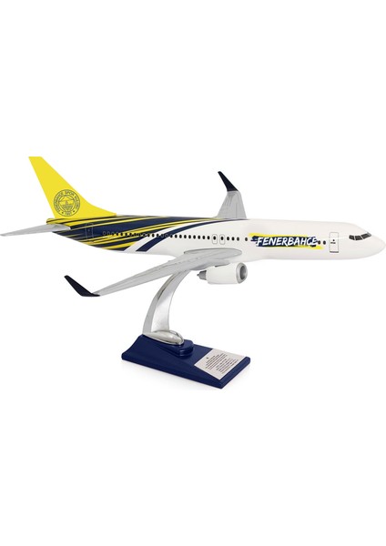 Boeing 737-800 1/100 Ölçek Fenerbahçe Lisanslı Tasarım Maket Uçak