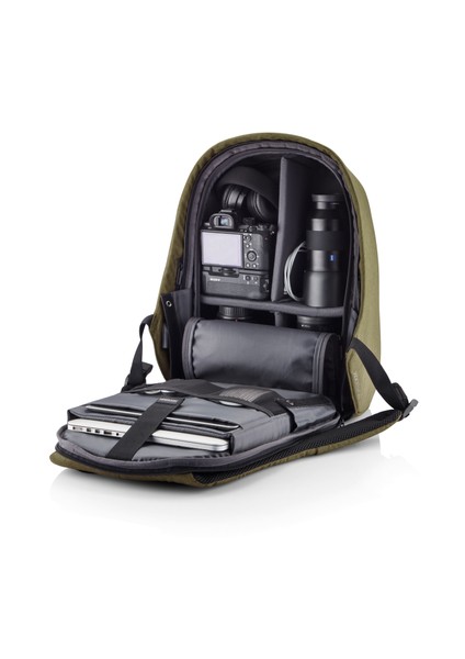 Bobby Hero Unisex Suya Dayanıklı Hırsızlık Önleyici Tasarım USB Şarj Girişli Akıllı Sırt Çantası - 18 L