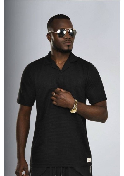 Siyah Yaka Detay T-Shirt 410415 fiyatları
