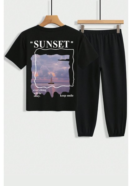 Only Trendwear Çocuk Sunset Alt - Üst Eşofman Takımı