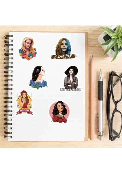 Lana Del Rey Laptop Notebook Tablet Sticker Seti