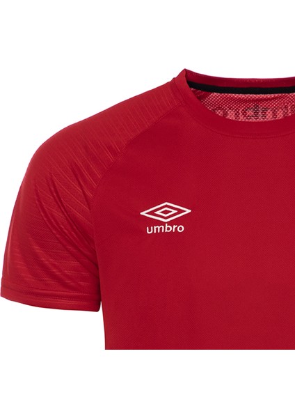 Erkek Kırmızı Antrenman T-Shirtü - TF-0166 Umbro Deer Training T-Shirt Red - Kırmızı Erkek T-Shirt