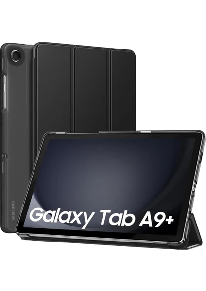 Samsung Galaxy Tab A9 Plus X210 X213 X215 X217 Kılıf Pu Deri Smart Standlı Case