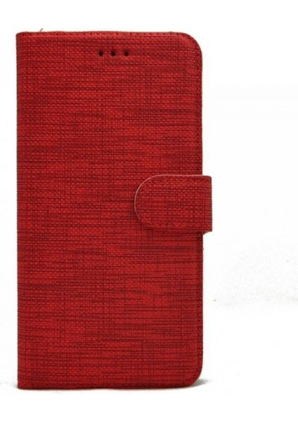 Samsung Galaxy Note 10 Plus Kılıf Holster Canvas Kartlıklı Fabric Cüzdan