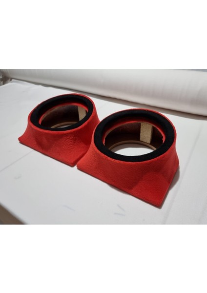 Tekli Kabin Pandizot 13 cm Kırmızı Renk Siyah Çerçeve