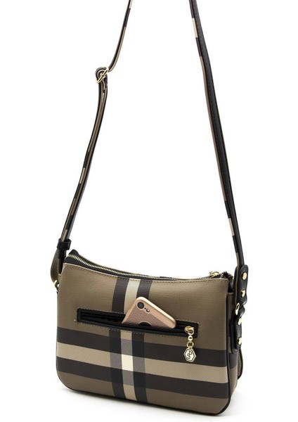 Silver Polo Kadın Çapraz Çanta Kahve - Siyah NV818 indirimleri