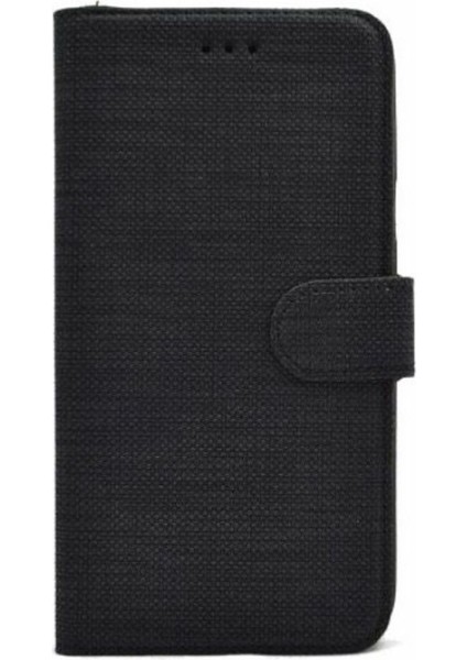 Samsung Galaxy A70 Kılıf Holster Canvas Kartlıklı Fabric Cüzdan