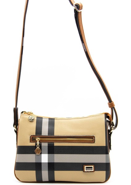 Silver Polo Kadın Çapraz Çanta Bej - Taba NV818 fiyatları