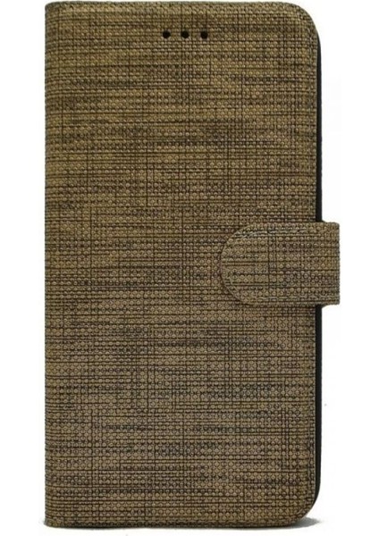 iPhone Xr Kılıf Holster Canvas Kartlıklı Fabric Cüzdan