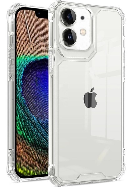 iPhone 11 Kılıf Sert Pc Darbeye Dayanıklı Kristal Alp Kapak