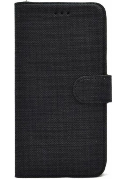 iPhone Xs Max Kılıf Holster Canvas Kartlıklı Fabric Cüzdan