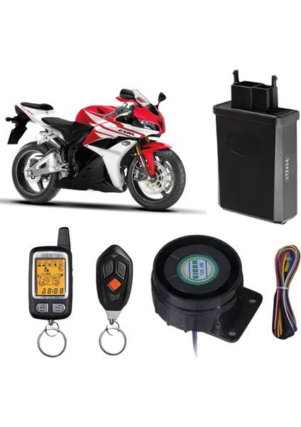 PM-22737 Spy 120 Desibel Sesli ve Titreşimli Motosiklet Alarm Sistemi