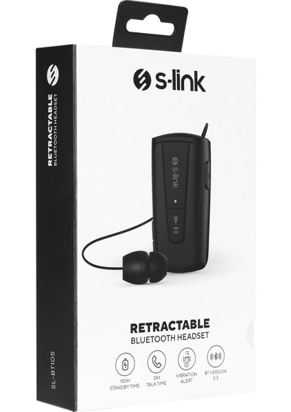 SL-BT105 Siyah Bluetooth Kulaklık