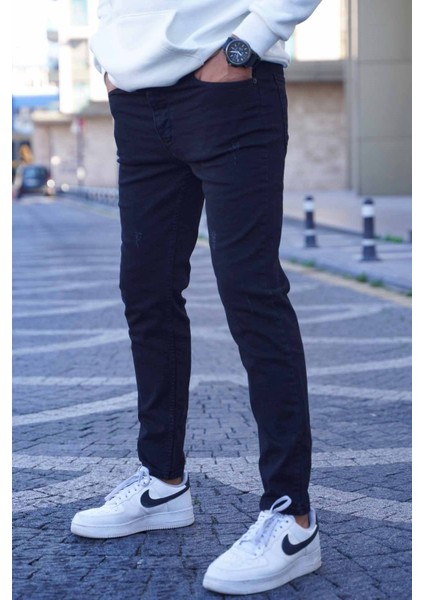 Siyah Skinny Fit Jean T6315