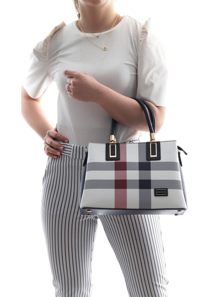 Silver Polo Kadın El Çantası Beyaz - Laci NV1000