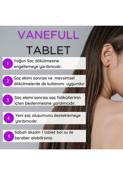 Vanefull Saç ve Tırnak Gıda Takviyesi 60 Tablet fiyatları