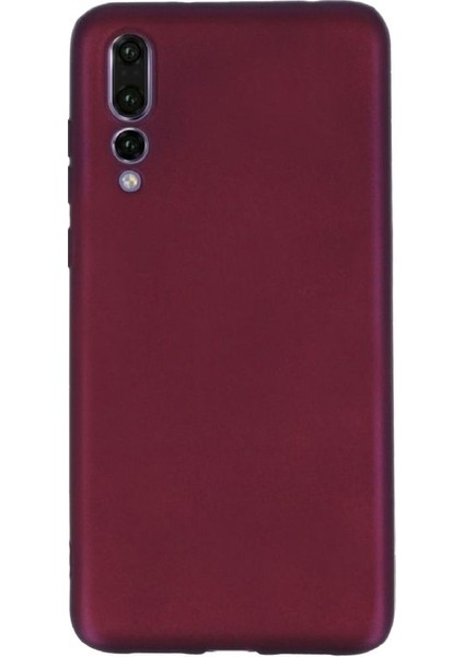 Xiaomi Mi 9 Kılıf Premier Silikon Esnek Arka Koruma Mürdüm