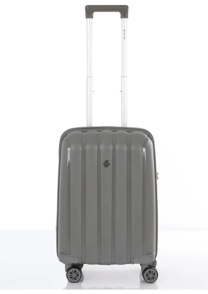 Kabin Boy Kırılmaz Polipropilen Valiz Gri V305