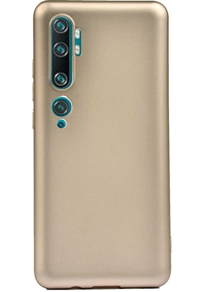 Xiaomi Mi Note 10 Pro Kılıf Premier Silikon Esnek Koruma Gold