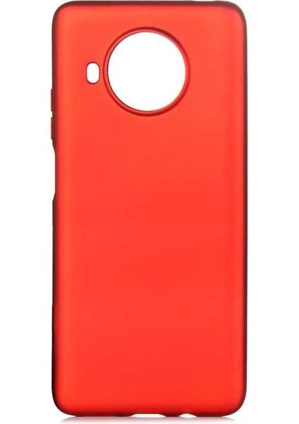 Xiaomi Mi 10T Lite 5g Kılıf Premier Silikon Mat Koruma Kırmızı
