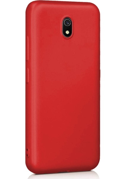 Xiaomi Redmi 8A Kılıf Premier Silikon Esnek Arka Koruma Kırmızı