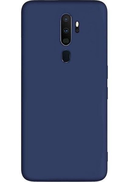 Oppo A5 2020 Kılıf Premier Silikon Esnek Arka Koruma Lacivert