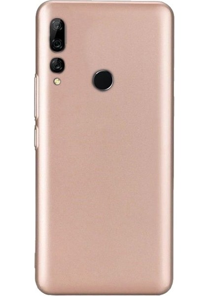 Huawei Y9 Prime 2019 Kılıf Premier Silikon Esnek Arka Koruma Bronz