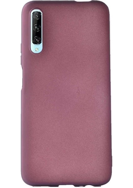 Huawei P Smart Pro 2019 Kılıf Premier Silikon Esnek Koruma Mürdüm
