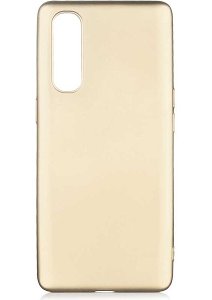 Oppo Reno 4 Kılıf Premier Silikon Esnek Koruma Gold