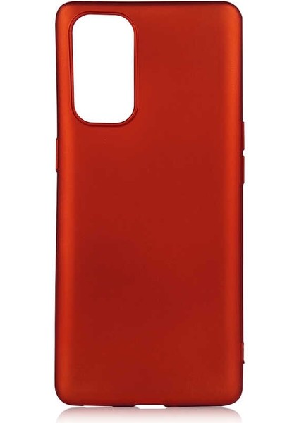 Oppo Reno5 Pro 5g Kılıf Mat Soft Premier Silikon Kırmızı
