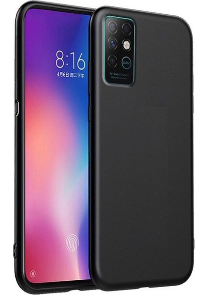 Infinix Note 8 Kılıf Premier Mat Soft Silikon Siyah