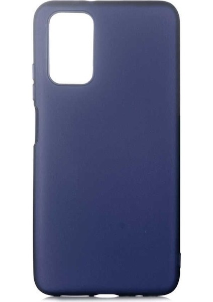 Xiaomi Redmi 9t Kılıf Mat Soft Premier Silikon Lacivert