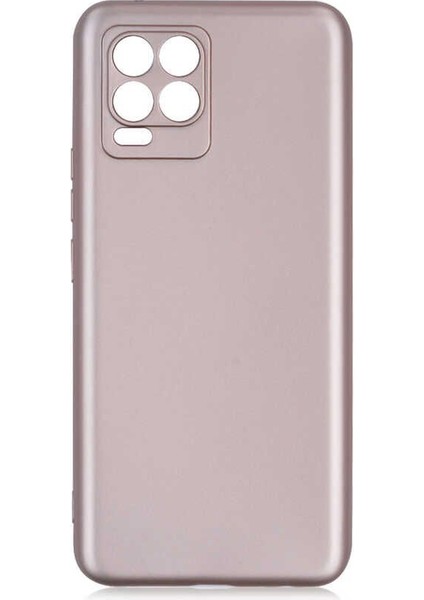 Realme 8 Pro Kılıf Renkli Kamera Korumalı Premier Mat Silikon Bronz