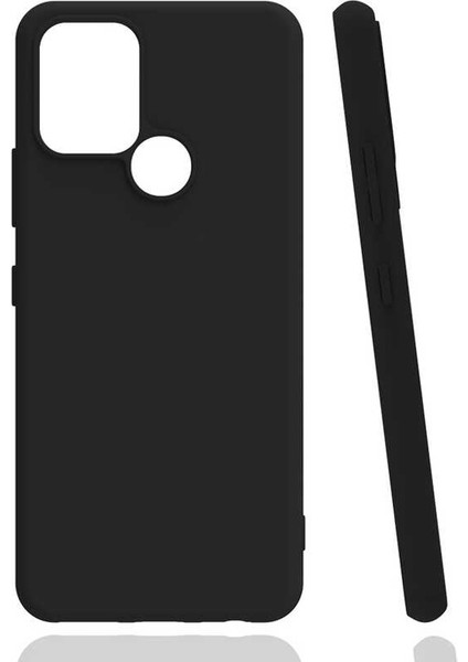 Infinix Hot 10 Kılıf Renkli Korumalı Premier Mat Silikon Siyah