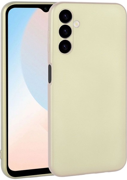 Samsung Galaxy A24 Kılıf Premier Mat Silikon Renkli Lüx Korumalı Gold