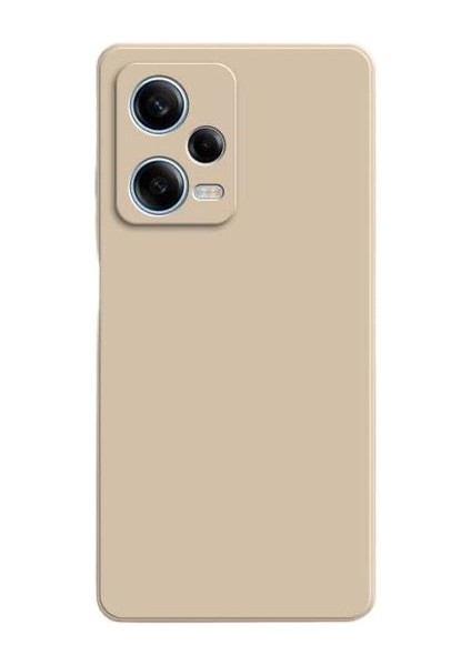 Xiaomi Poco X5 5g Kılıf Kamera Korumalı Premier Mat Silikon Gold