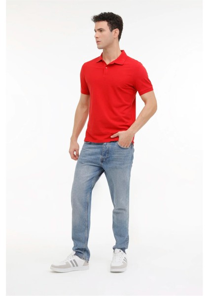Kınetıx A10150995208010 4m M-SN328 T-Shirt 4fx Kırmızı Erkek Polo T-Shirt