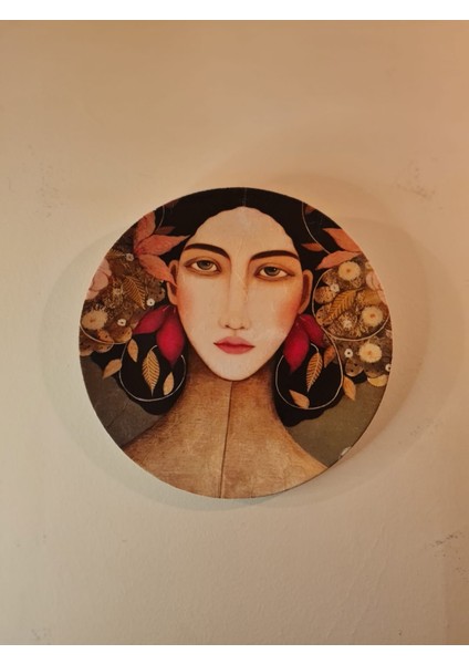 Duvar Dekorasyon Tabağı (Duvara Asılabilir Durumda)(Porselen)