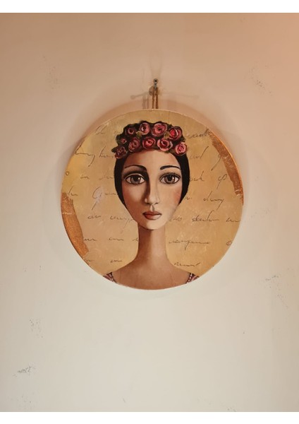 Duvar Dekorasyon Tabağı (Duvara Asılabilir Durumda)(Porselen)
