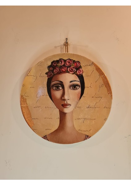 Duvar Dekorasyon Tabağı (Duvara Asılabilir Durumda)(Porselen)