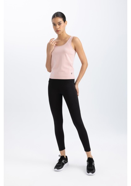 Fit Slim Fit Baskılı Bisiklet Yaka Sporcu Atlet B4662AX24SP