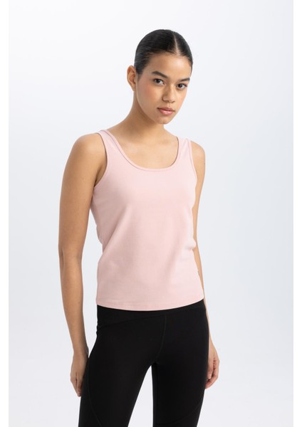 Fit Slim Fit Baskılı Bisiklet Yaka Sporcu Atlet B4662AX24SP