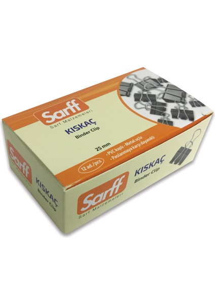 Sarff 25MM Kıskaç 12'li Kutu modelleri